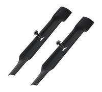Blade for B&Q OPP FPLM1000-4 Lawnmower 32cm Grass Mower Metal Cutters + Fixing Screws (Pack of 2)
