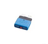 Blade Fuse Circuit Breaker for 12V/24V Applications, 1PCS Automatic Reset for Automotive and Marine Use, Rated Currents from 5A to 30A (15A)