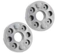 SPARES2GO Two Peg Blade Height Spacers Compatible with Flymo Hoverstripe RXE250 300 Hovervac 280 300 400 Lawnmower (Pack of 2)