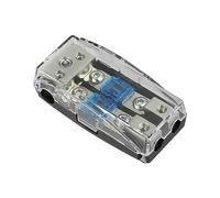 Blade Holder, Car Audio Distribution Block with Ground 60A 1 in 2 Ways Out for 12V/24V Automotive Truck Boat Marine RV Van Vehicle