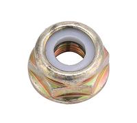 Blade Nut for Brush Cutter Trimmer, M10x1.25 Left Hand Thread, Metal, Gold, 22x11mm, compatible with STIHL Echo Shindaiwa