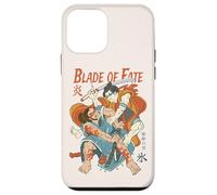 Blade of Fate Samurai Vintage Japanese Ukiyo-e Battle Art Case for iPhone 12 mini