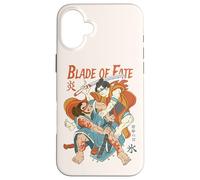 Blade of Fate Samurai Vintage Japanese Ukiyo-e Battle Art Case for iPhone 16 Plus