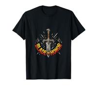Blade of Honor Warrior Sword Strength Design T-Shirt
