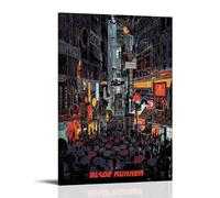 Blade Poster Runner 2049 Movie Poster Canvas Wall Art Decor Painting for Home Living Room Bedroom 12x18inch(30x45cm) Frame-style