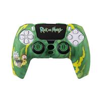 Blade - PS5 Rick and Morty Glow in The Dark Edition Combo Pack - Hard Case + Grips + Touchpad Sticker - Officially Licensed RM0001