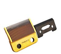 Blade Replaceable Cutter Head for 2020C，Compatible for Madeshow，M10 M5 Hair Clipper Titanium Plated Ceramics Blade(Gold Black)
