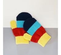 Blade & Rose Bright Striped Mittens 2-6 Years Blue/Red/Yellow