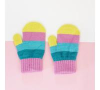 Blade & Rose Bright Striped Mittens 2-6 Years Blue/Red/Yellow