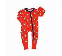 Blade & Rose Highland Cow Zip Up Romper | 3-6 Months | Toddler and Baby Romper Red