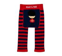 Blade & Rose London Guard Leggings for Babies & Toddlers - Soft Stretchy Cotton Kids Leggings with Fun London Guard Design, Unisex Baby & Toddler Trousers Ages 1-2 Years Red/Blue