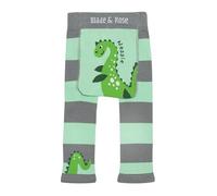 Blade & Rose Nessie Baby & Toddler Leggings - Fun Scottish Loch Ness Monster Character Design, Soft Stretchy Cotton, Comfortable Ribbed Waistband, Unisex Kids Clothing, Sizes 0-6 Months to 3-4 Years