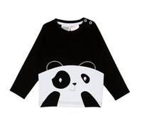Blade & Rose | Organic Panda Top | Unisex Clothing for Babies & Toddlers 1-2 Years | Black/White