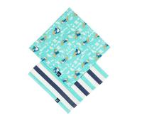 Blade & Rose Peter Rabbit™ In The Garden Muslin Squares, Pack of 2, 100% Cotton, Soft Absorbent Baby Muslin Cloths for Burping, Feeding, Swaddling, Newborn Essentials