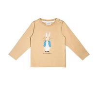 Blade & Rose Peter Rabbit™ Neutral Long-Sleeved Top - Official Licensed Kids Top, Timeless Storybook Style, Cream/Brown, Sizes 6-12 Months to 5-6 Years