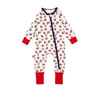 Blade & Rose | Superman Romper Jumpsuit | Unisex Clothing For Babies & Toddlers | For Ages 0-3 Months | White/Red/Navy