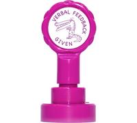 Blade Rubber Teacher Self inking "Verbal feedback given" reward stamp BR036CM