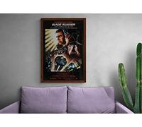 Blade Runner 1982 Classic, Cult Movie Wall Art Framed Poster - Print in Various Sizes, 4 Colours