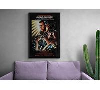 Blade Runner 1982 Classic, Cult Movie Wall Art Framed Poster - Print in Various Sizes, 4 Colours
