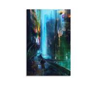 Blade Runner As Cyberpunk Poster Decorative Painting Canvas Wall Posters And Art Picture Print Modern Family Bedroom Decor Posters 20x30inch(50x75cm)