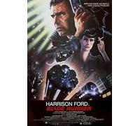 BLADE RUNNER" - Harrison Ford & Rutger Hauer - Classic Movie Poster - Poster Size : A4