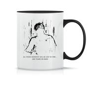 Blade Runner Like Tears In Rain Coffee Tea Cup Classic Magical Ceramic White Black Pink 330 ml