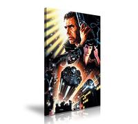 Blade Runner Movie Poster Canvas Wall Art Picture Print Best Gift For Harrison Ford Fans Modern Family Home Office Hotel Decoration (M: 41cm X 61cm)