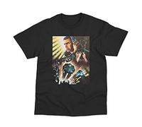 Blade Runner Movie Poster Inspired Direct to Garment Printed Film Poster T-Shirt Large Black