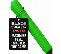 BLADE SAVER Tactix Ice Hockey Stick Grip | Reusable Hockey Grip Tape Alternative | Durable Wrapped Design & Comfortable Feel | Fits Senior & Intermediate Sticks | Protects Gloves (Venom Green)