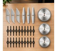 Blade Set Replacement Cutter Blades For Cordless Grass Trimmers 29 Piece Pack