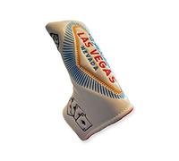 BLADE STYLE GOLF PUTTER HEADCOVER. LAS VEGAS WHITE DESIGN.