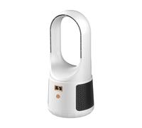 Bladeless Fan Cooling Fan 6 Speed Adjustable Bladeless USB Portable Air Cooling Fan Rechargeable Low Noise For Home Office School Easy To Use(White)
