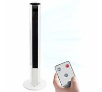 Bladeless Tower Fan Quiet And Portable, with Remote Control, 90° Oscillation, 24h Timing, 3 Speed - Powerful Electric 45W Motor Vertical Air Circulator for Bedrooms And Offices,86cm