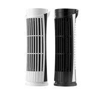 Bladeless Tower Fan With Powerful Airflow, Standing Fan That Blows Cold Air For Home, Usb Plug-In Model Table Lamp Tower 2-Speed Light 2-Speed Wind Speed for Home Office Living Room (2Pc)