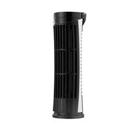 Bladeless Tower Fan with Powerful Airflow, Standing Fan that Blows Cold Air, Practical Personal Quiet Desk for Office Home Table Bedroom, Cooling Household (Black)