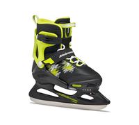 Bladerunner Micro Ice Skates Adjustable Size, Children and Teenagers, Black/Lime, 29-34
