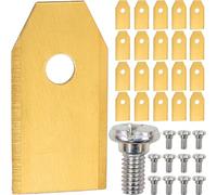 Blades 30 x 3.5 cm with Screws for Gardena Sileno Robotic Lawnmower Life/Minimo