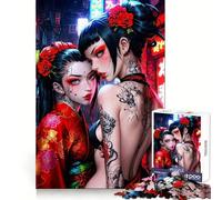 Blades of Desire Jigsaw Puzzles for Adults1000 Piece Memory Skill Calm Leisure Clean Edges Unique Gift (50x75cm)