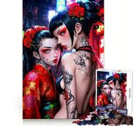 Blades of Desire Puzzles for Adults 1000 Puzzles Focus Ability Stress Free Fun Interlock Well Perfect Xmas (38x26cm)