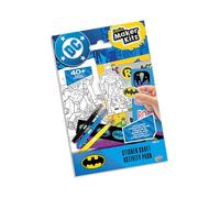 BLADEZ DC Batman Sticker Activity Set - Creative Fun with Stickers & Colouring - Stickers for Children with Mini Card Figures & Pens - Perfect for Party Bags - 6 Pack
