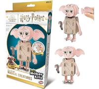 BLADEZ Harry Potter Toyz Make Your Own Dobby Kit - Easy Harry Potter Gift & Eco-Friendly Fun - Perfect Art Set for Kids 6-12 with No Scissors Needed - Build Your Own 18.5cm Dobby Figure