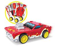 BLADEZ Hot Wheels Street Racer, Pull Back Vehicle for kids, Licensed Build Kit, STEM Activity, Assortment of Colours and Styles, 6 to collect, Motor Maker Kitz by Bladez Toyz