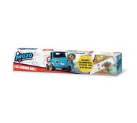 BLADEZ Mojo Swoptops Colouring Roll - Vehicle Theme Kids Activity Pack with Scenes from the Hit CBeebies Show, 6 Felt Tip Pens & Stickers for Creative Fun, Ages 3+, Creative Maker Kitz Toyz