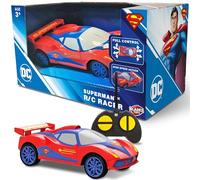 BLADEZ Superman RC Racer, DC Comics, Remote Control Vehicle, Easy to use for kids age 3 and above, Full function RC 1 28 Scale, Licensed Toy, Toyz