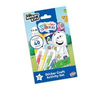 BLADEZ Wonder Blocks Sticker Activity Set, 50+ Pieces, Includes Felt Tips, Colouring Characters, Stickers