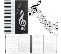 Bladmuziekmap,Sheet Music Folder, Music File Folder, Choir Folder, Documents Storage Holder for Piano Guitar Violin Sheet Music, Music Folder for Artists, Orchestras and School Choirs