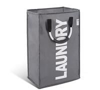 BLADO Laundry Basket, Foldable Laundry Hamper - Washing Basket for Bathroom storage with Carrying Handles, Collapsible Laundry Bin for Bedroom, Bathroom, and Laundry Room