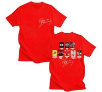 BLAENU Bad Rapper Bunny T Shirt Music Album Harajuku Hip Hop T-Shirt Oversized Casual Short Sleeve for Men Women XXS-4XL-Red||xx_l