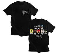 BLAENU Bad Rapper Bunny T Shirt Music Album Harajuku Hip Hop T-Shirt Oversized Casual Short Sleeve for Men Women XXS-4XL-Black||xx_l