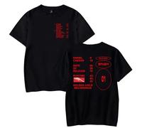 BLAENU Crew Neck T-Shirt Daniel Singer CAE-SAR Tour Short Sleeve Men Women Summer Top 2D Print Casual T-Shirt Streetwear XXS-4XL-Black||l